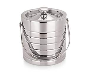 Cubo de Almacenamiento de Hielo de Acero Inoxidable de Doble Pared de Alta Calidad con Tapa Hermética para Uso Doméstico y Accesorios de Bar - Product Image 2