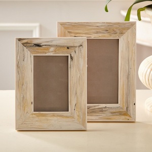 Handcrafted Sustainable Mango Wood and Rattan Photo <b>Frame</b> Natural Woven Cane Webbing Picture <b>Frame</b> for Tabletop & <b>Wall</b> - Product Image 2