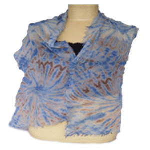 Écharpe en coton tie-dye élégante et légère pour femmes, douce, respirante, de couleur unie, pour la mode estivale, à porter au quotidien - Product Image 2