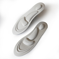 Semelles intérieures en mousse EVA argentée diffuseur de stress, orthopédiques 4D, avec soutien de la voûte plantaire, conçues pour une efficacité optimale