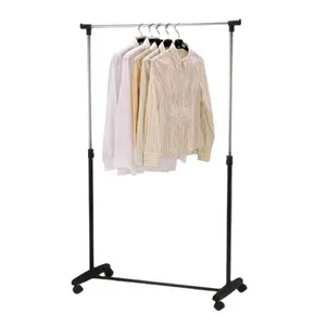 Einpoliges vertikales Trockengestell für Kleidung Heim-Ecke faltbare Kleidung einziehbares kleidungsstück hängendes Trockengestell