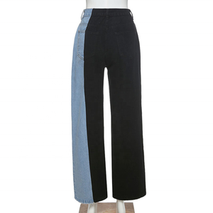 Jeans de Cintura Media, Corte Regular, Largos, de Poliéster/Algodón, Ecológicos, Transpirables, Estilo Casual de Otoño para Mujer, Tallas Grandes - Product Image 3