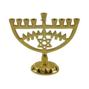Candelabro de Metal de Diseño Clásico, Portavelas para Hanukkah, Candelabro Decorativo, Adorno para el Hogar - Product Image 3