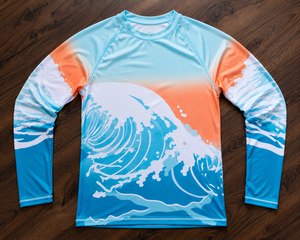 <b>Men</b> Eco Friendly <b>Compression</b> <b>Shirt</b> Quick Dry Customize Logo Sublimation Contrast Sleeves Print O-Neck Rash Guard Gym Breathable - Product Image 6