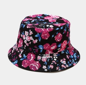 Chapeaux Bob en Toile Respirante à Imprimé Floral Tendance pour Femmes et Hommes, Idéaux pour la Protection Solaire en Extérieur au Printemps et en Été - Product Image 3