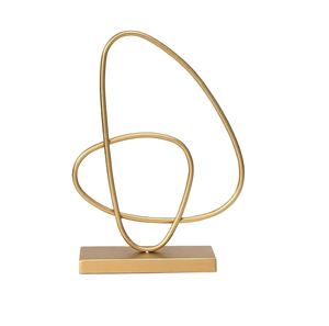 Sculpture de table abstraite en or, pas cher, fabricant personnalisé, usine, Logo personnalisé, haute qualité, fabrication en gros, fournisseur 2023 - Product Image 1