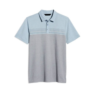 Camiseta Deportiva Personalizada de Manga Corta para Hombre, Transpirable, de Poliéster/Algodón, para Golf, OEM, ODM, Marca Privada - Product Image 1
