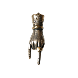Battant de porte décoratif en laiton antique, accessoire de luxe pour entrée de maison, villa, hôtel - Product Image 1
