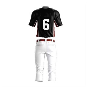 Uniforme de baseball pour hommes entièrement personnalisé, sublimation, manches courtes, service OEM, prix bas, léger - Product Image 2