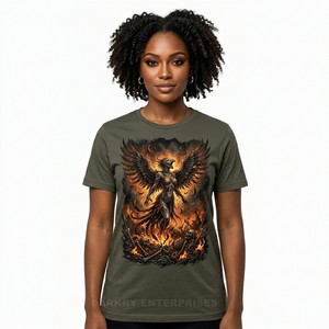 Camiseta personalizada de la Reina de los Muertos para mujer, camiseta gótica con gráfico de calavera y corona, camiseta de algodón de fantasía oscura, ropa urbana femenina - Product Image 2