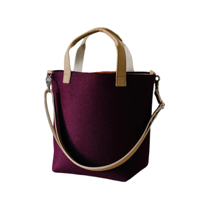 Sac fourre-tout en feutre sacs fourre-tout pour femmes sacs fourre-tout à poignée en papier pour étudiants Logo personnalisé taille personnalisée du Vietnam prix bon marché - Product Image 3