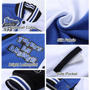 Veste universitaire pour femmes, style bomber tendance, manteau décontracté à la mode, veste légère, vêtement d'extérieur streetwear pour femmes - Product Image 6