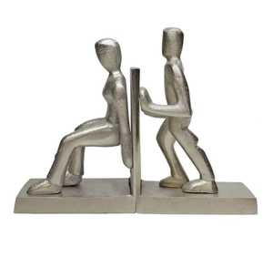 Sculptures métalliques faites à la main, design réaliste de paume, paire, artisanat rustique en bois écologique - Product Image 3