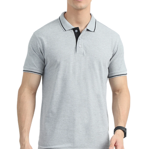 Camiseta de manga corta para hombre 100% algodón/mezcla de algodón y poliéster/algodón orgánico - Product Image 2