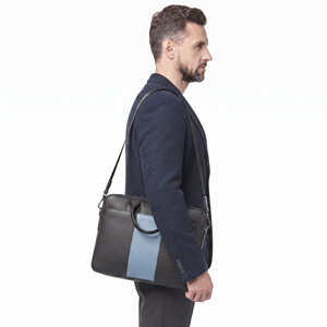 Men Leather Laptop Briefcase for Office Men Professional Leather Laptop <b>Bag</b> Men Leather Laptop Shoulder Briefcase - Product Image 5