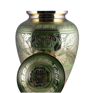 Elegant Handcrafted Beaded Cremation Urn <b>Memorial</b> Display Containers At Cheap Price - Product Image 6