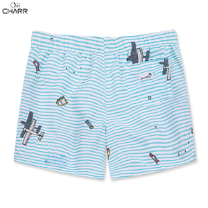 Shorts de bain imprimés confortables pour hommes, shorts décontractés 100% polyester à séchage rapide - Product Image 5