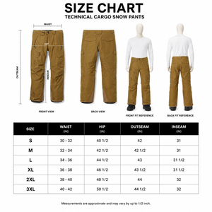 Pantalon de snowboard imperméable haute performance pour homme, pantalon de ski d'hiver isolé coupe-vent, respirant, pantalon cargo pour activités de plein air - Product Image 5