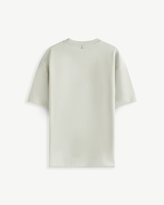 Camiseta Formal de Manga Corta para Hombre, Tejida, Cuello Redondo, Corte Holgado, 100% Algodón, Transpirable, Ecológica, Vietnam - Product Image 5