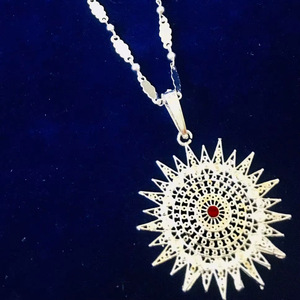 ชุดเครื่องประดับ MOLL JEWELLERS สไตล์อินเดียทันสมัย ชุบทอง 24K ทำจากโลหะผสมสังกะสี ประดับดอกไม้และเพชรซิร์คอน เหมาะสำหรับผู้หญิง เป็นของขวัญสำหรับงานหมั้นหรืองานแต่งงาน-Third - Product Image 1