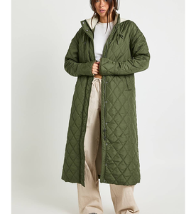 Parka matelassée en coton résistante à l'usure 2026 pour femme, doudoune d'extérieur pour la randonnée et l'alpinisme, avec doublure matelassée et capuche - Product Image 1