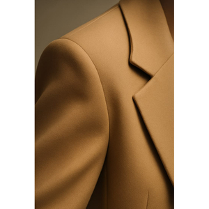Blazer en laine unisexe pour homme, toutes couleurs, simple boutonnage, col cranté, style britannique, coupe classique, tissu tissé - Product Image 6