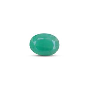 Natural 7.1 Ct Certified Emerald Oval Faceted Loose Gemstone for Fine Jewelry - Product Image 1