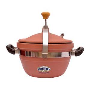 Casserole en terre cuite artisanale, cuiseur à pression traditionnel en argile, pot de cuisson naturel pour une préparation culinaire saine - Product Image 1