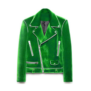 Blazer de costume élégant unisexe en velours, col montant, style designer, personnalisable, pour l'hiver et les soirées - Product Image 3