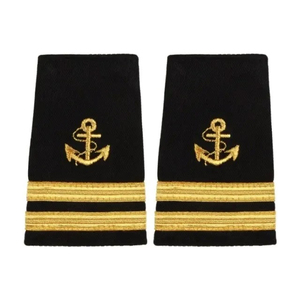 Wholesale Durable High Quality Customized 3D Embroidered <b>Sew</b>-On <b>Pin</b> Textile Canvas Fabric Handmade Pilot Rank Epaulette - Product Image 4