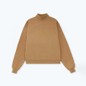 เสื้อสเวตเตอร์คอปกขนาดใหญ่ แขนยาว ถักทอสีพื้น สไตล์มินิมอล ใส่ได้ทั้งชายและหญิง สำหรับฤดูใบไม้ร่วง - Product Image 1