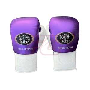ชุดอุปกรณ์มวยหนังวัวแท้ No Boxing No Life สำหรับฝึกซ้อมและแข่งขัน ระบายอากาศได้ดี ซับเหงื่อ กันลื่น ขายส่ง - Product Image 6