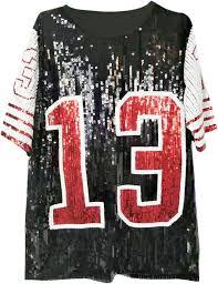 Women's Short Sleeve Hip Hop <b>T</b>-<b>Shirt</b> Breathable Mesh Delta Sorority <b>Sequins</b> Jersey Performance Wear - Product Image 3