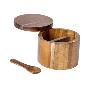 Wood Sugar Pot Wholesale Supplier <b>Containers</b> Custom Logo Wood Sugar Pot Wholesale supplier sugar pot Custom logo sugar pot - Product Image 3