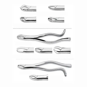 Ensemble d'instruments chirurgicaux dentaires personnalisables en acier inoxydable avec poignée moletée, outils manuels argentés, classe I, certifiés CE - Product Image 3