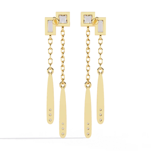 Pendientes SOLITAIREKART con Diamantes Naturales de 0.66ct, Color Celestial Drizzle, Claridad VS-SI - Product Image 5