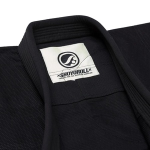 Precio al por Mayor RTS, Kimono de Jiu Jitsu Brasileño Shoyorol Safire Competitor Negro de Alta Calidad, 450 GSM, AS-JJ-5859 - Product Image 2