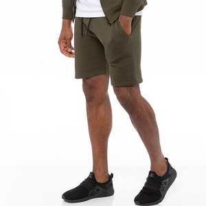 Pantalones Cortos Deportivos Casuales para Hombre, con Logotipo Personalizado, de Felpa, Mezcla de Algodón, Diseño Sólido, para Entrenamiento y Práctica Deportiva - Product Image 2