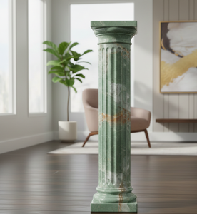 Columna de mármol de ónix, artesanías con forma de pilar de mármol - Product Image 5