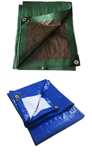 ผ้าใบกันน้ำ PE ทนทานสูงสำหรับคลุมรถบรรทุกและการป้องกันกลางแจ้ง - Product Image 2