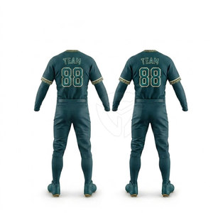 Conjunto de Uniforme de Béisbol Resistente para Hombre, Tela Suave, Ligero, Diseño Cómodo, Perfecto para Entrenamiento, Juegos y Uso Deportivo - Product Image 2