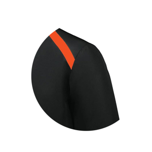 Veste de baseball unisexe à fermeture éclair 1/4, manches courtes, motif uni enduit, col montant, logo tissé sur le devant, design Cage d'hiver - Product Image 3