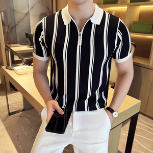Polo de Manga Corta para Hombre, Alta Calidad, Transpirable, Tallas Grandes, Ropa Casual, Algodón Suave al Tacto, Polo Esencial para el Día a Día - Product Image 3