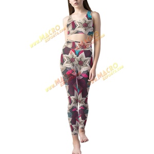 Collants de gymnastique taille haute personnalisés pour femmes, leggings de fitness confortables et actifs, placement de logo, protection UV respirante 85% - Product Image 6