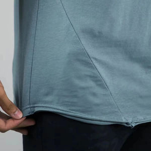 Camiseta sin mangas de punto transpirable para hombre, para gimnasio, entrenamiento, culturismo, fitness, talla grande, ajustada, para verano - Product Image 6