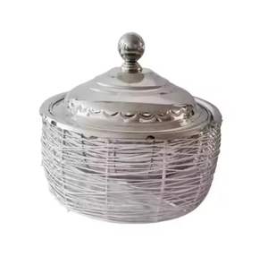 Caja de dulces de lujo con tapa de nácar, tazón decorativo para frutos secos, regalo de Ramadán y Eid, decoración para servir en la mesa. - Product Image 2