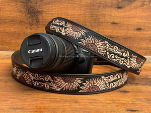 DSLR สายคล้องกล้องหนังแท้สายคล้องไหล่สายคล้องกล้องเชือกยาวปรับได้สำหรับกล้อง SLR ไร้กระจก - Product Image 3