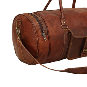 VORNEX INDUSTRY Bolsos de Lona de Cuero Genuino de Alta Calidad Más Vendidos, Correa Ajustable, Forro de Poliéster, Bolsos Deportivos de Lujo - Product Image 4