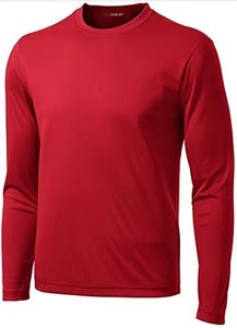 T-shirts de golf à manches longues pour hommes, personnalisables avec logo, vente en gros, respirants, athlétiques, légers, pour l'été, OEM, B2B - Product Image 3