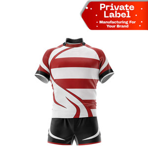 Ensemble d'uniformes de rugby vierges de haute qualité violet et blanc pour l'entraînement et les matchs – Lots d'uniformes de rugby vierges violet et blanc personnalisables - Product Image 1
